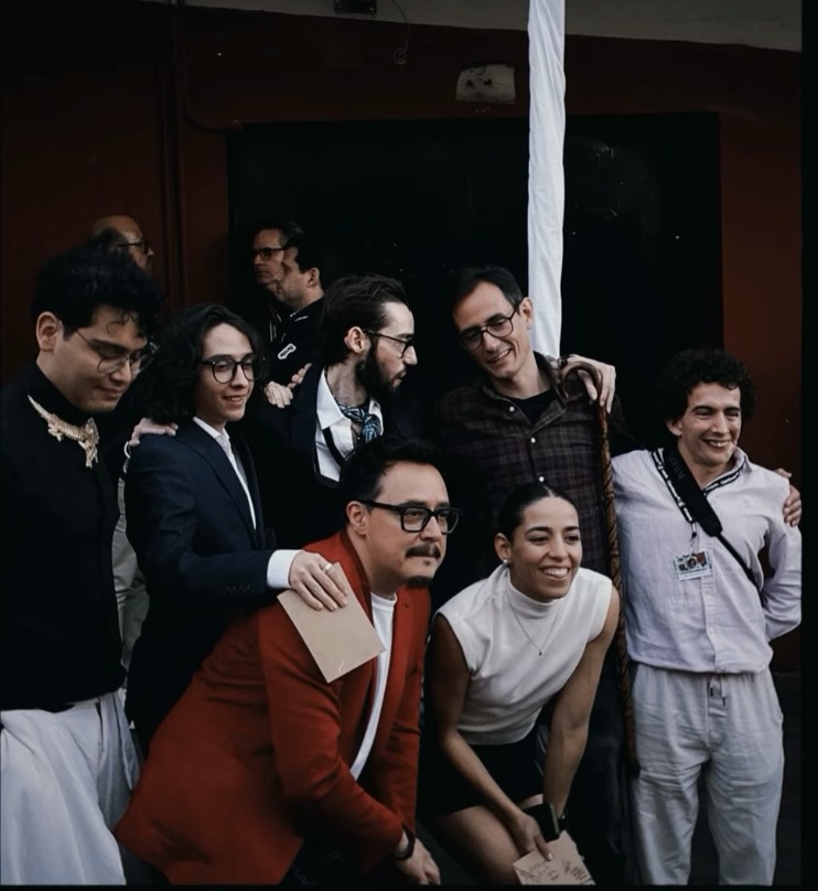 El equipo de yātrā en el 24.º Festival Internacional de Cine de Morelia