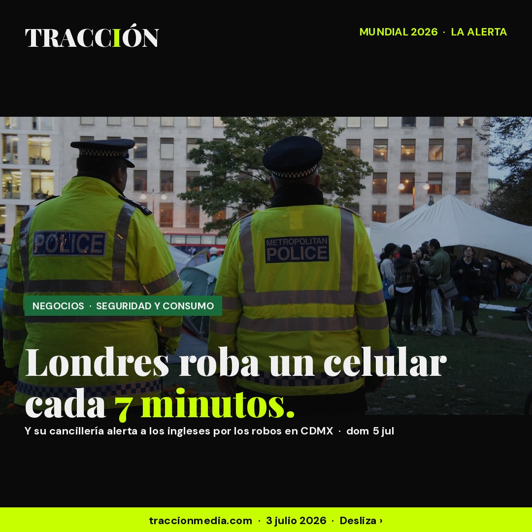 Londres, donde se roba un celular cada 7 minutos, alerta a sus aficionados por los robos de la CDMX