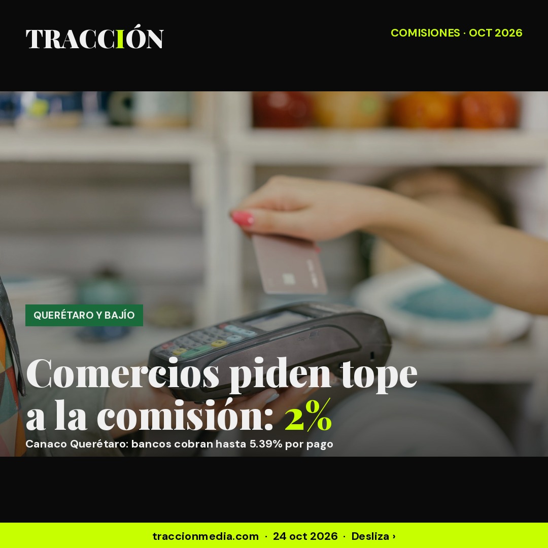 Canaco Querétaro pide tope de 2% a la comisión por pagos con tarjeta
