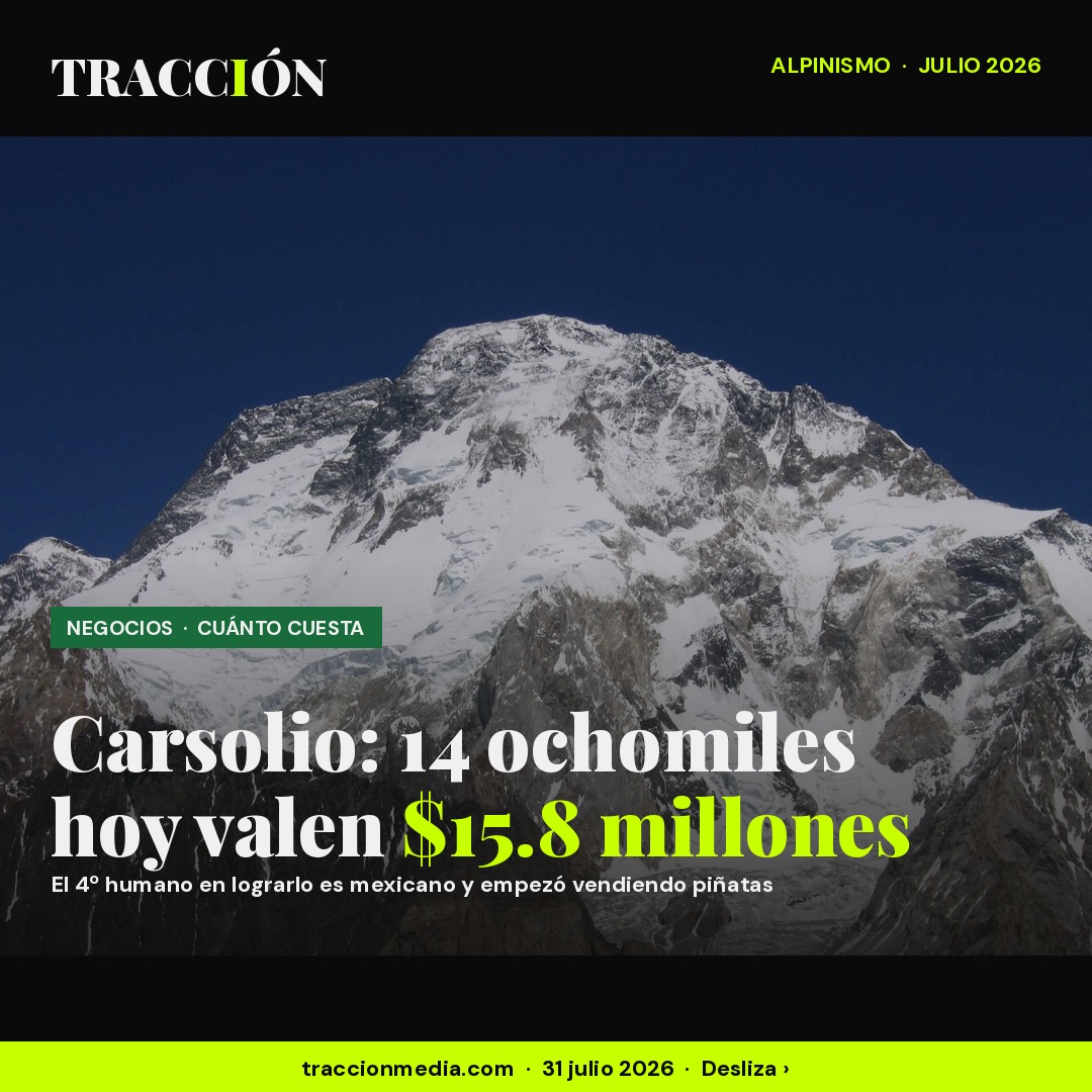 Los 14 ochomiles cuestan hoy $15.8 millones; el mexicano que los escaló empezó vendiendo piñatas