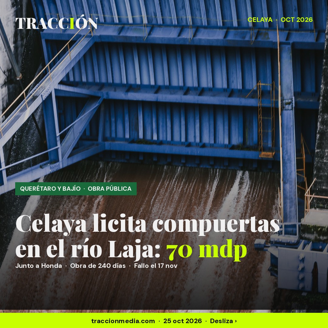 Celaya licita compuertas en el río Laja por 70 mdp, junto a la planta de Honda