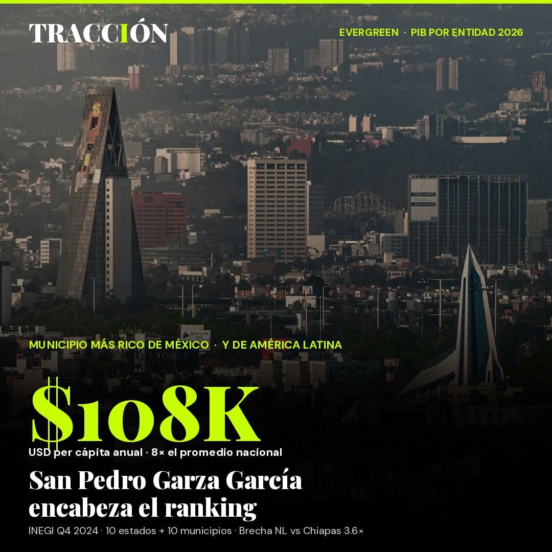 El municipio más rico de México genera 8 veces el PIB per cápita nacional — y no está en CDMX