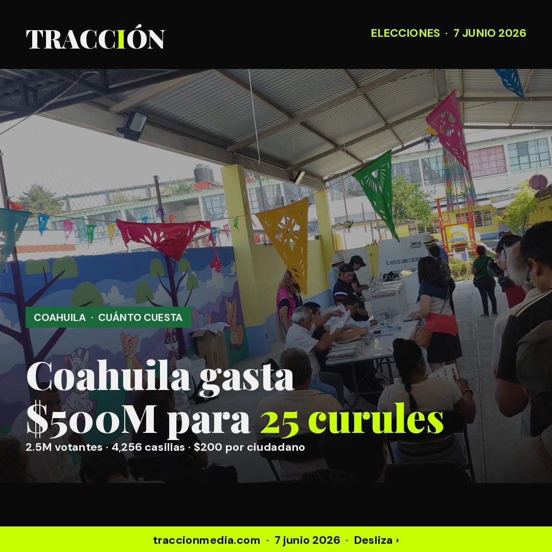 Coahuila gasta $500 millones para elegir 25 diputados este domingo: $200 por ciudadano y $20 millones por curul