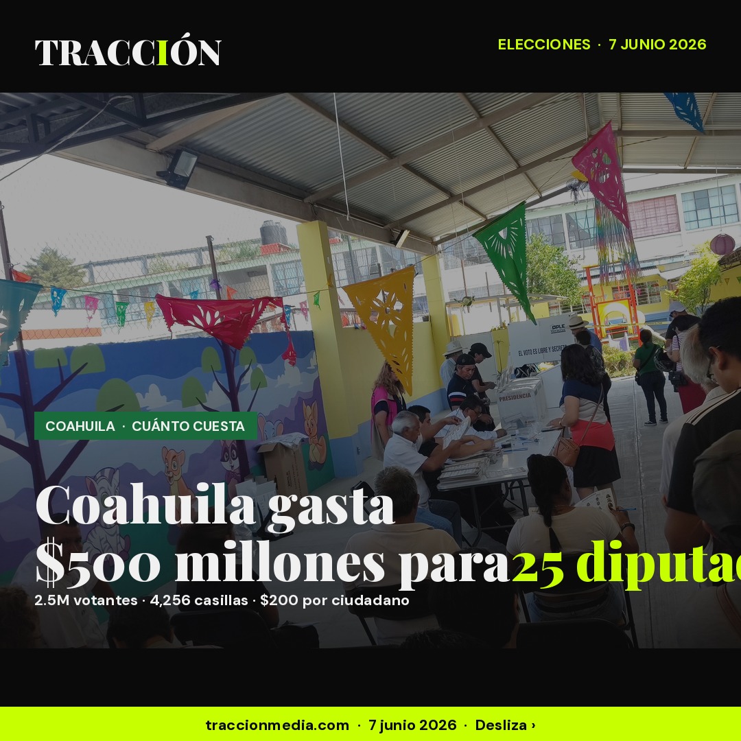 Coahuila gasta $500 millones para elegir 25 diputados este domingo: $200 por ciudadano y $20 millones por curul