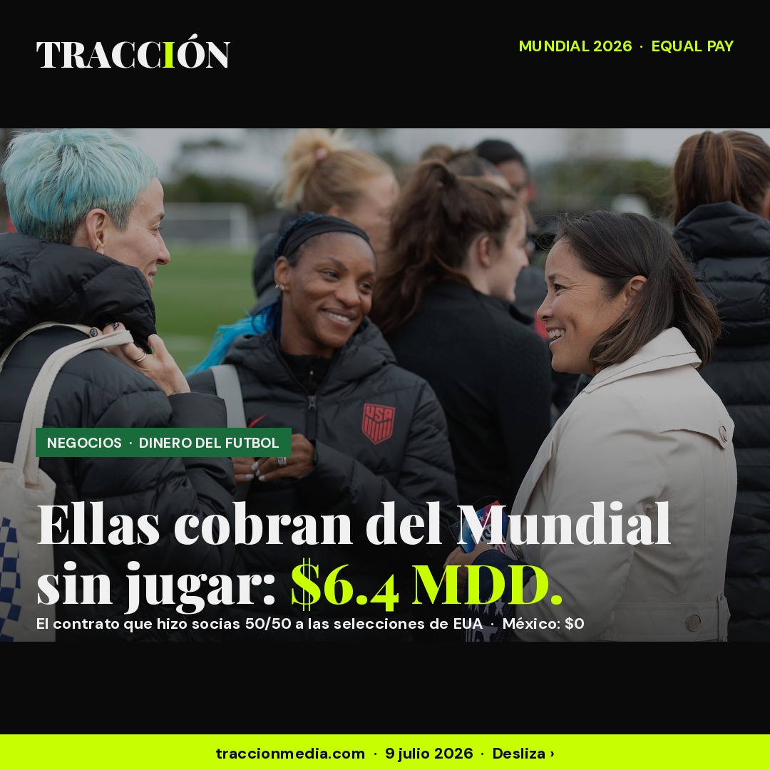 Las jugadoras de EUA cobrarán $6.4 millones de dólares del Mundial 2026 — sin haber jugado un minuto