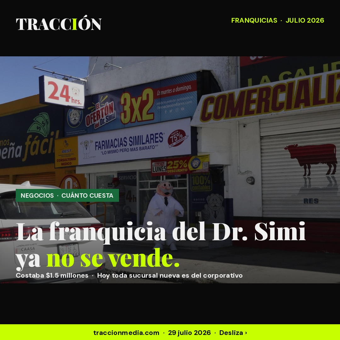 La franquicia de Farmacias Similares costaba $1.5 millones; hoy el Dr. Simi ya no la vende
