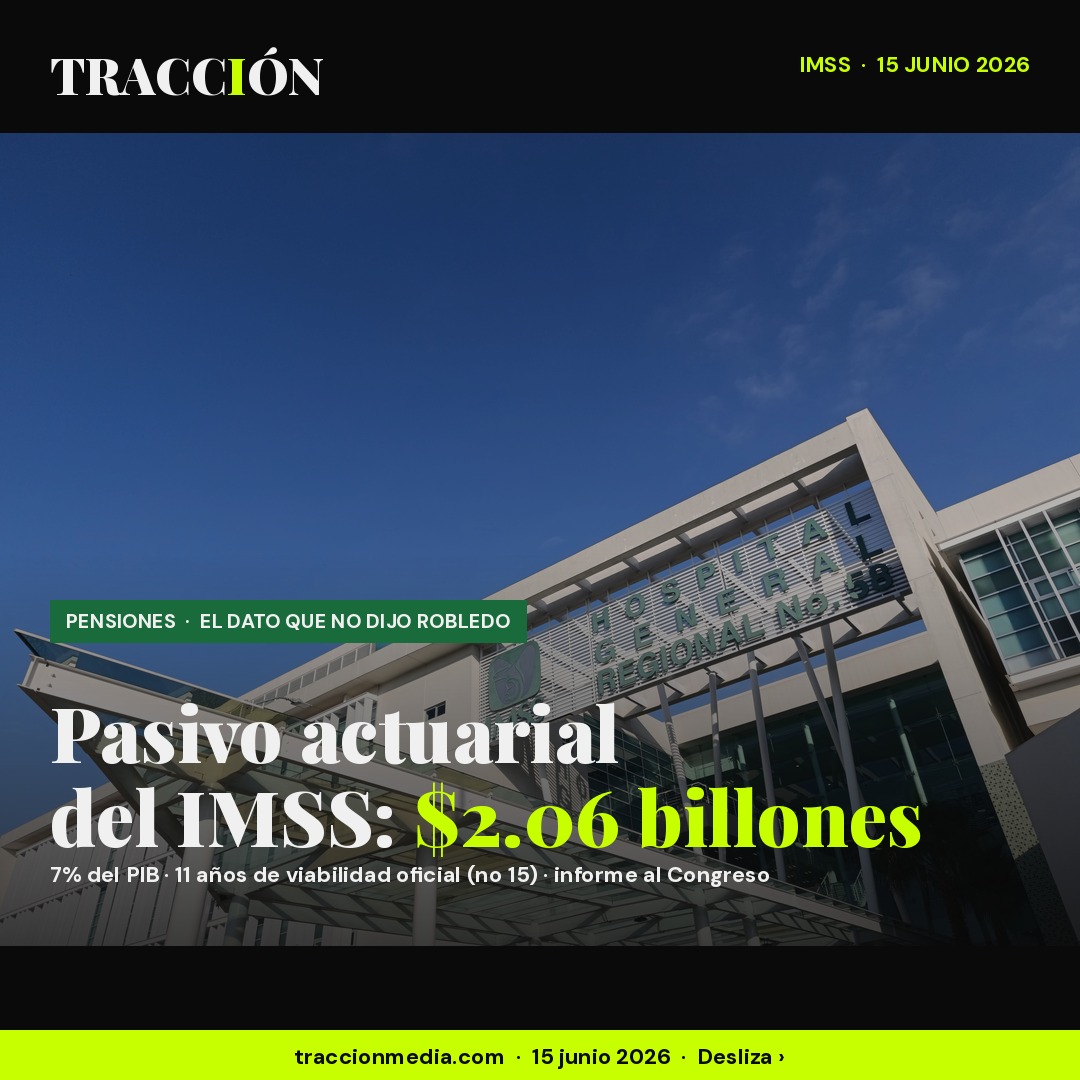 $2 billones de pesos: la deuda en pensiones que el IMSS arrastra y que Robledo omitió al hablar de "solvencia para 15 años"