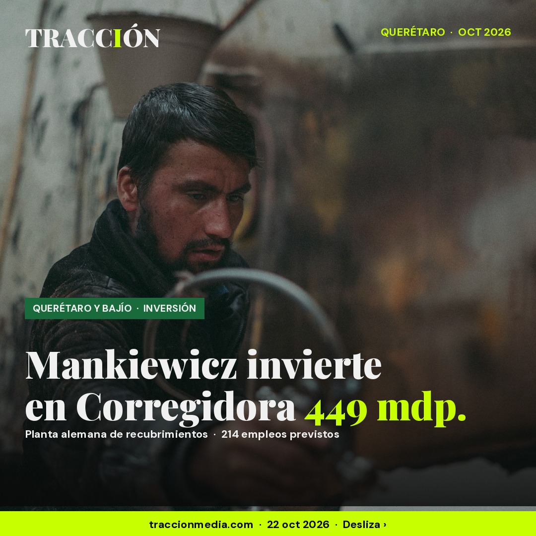 Mankiewicz construye planta en Corregidora: 449 mdp y 214 empleos
