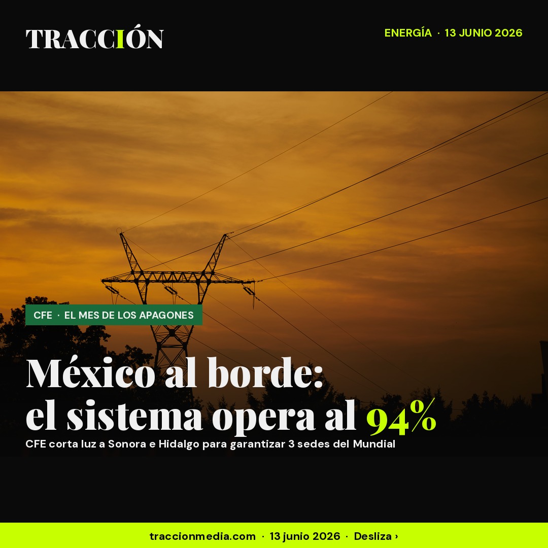 México al borde: el sistema eléctrico opera al 94% y CFE sacrifica comunidades rurales para sostener las 3 sedes del Mundial