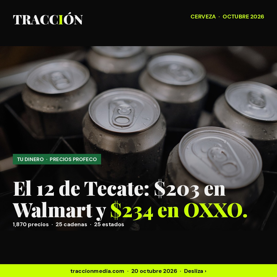 Precio de la cerveza en 2026: el 12 de Tecate cuesta $203 en Walmart y $234 en OXXO