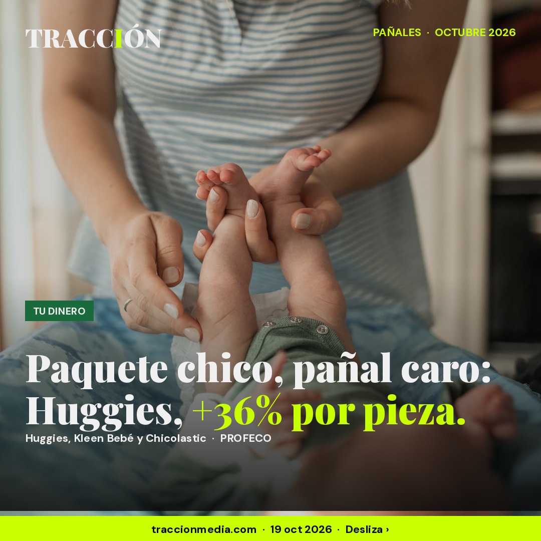 Precio de los pañales en 2026: el paquete de 40 Huggies te cobra 36% más por pieza que el de 60