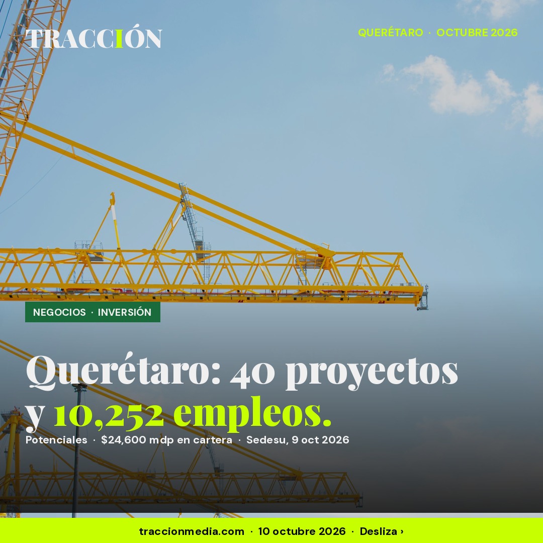 Sedesu: 40 proyectos con 10,252 empleos potenciales en Querétaro